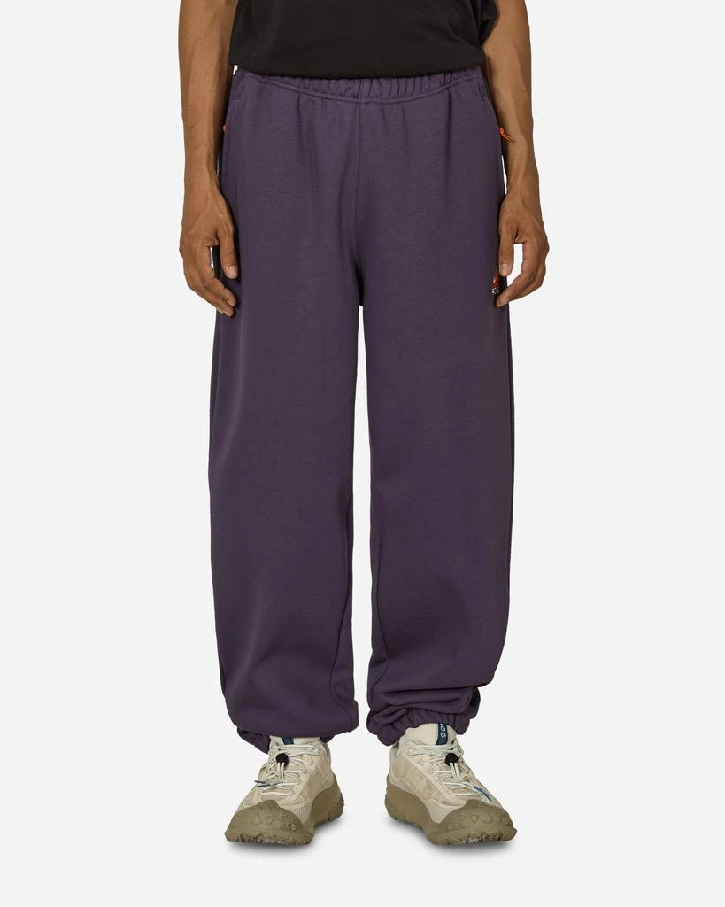 NIKE ACG Lungs Therma-FIT Repel "Tuff Fleece" Sweatpants Dark Raisin 1