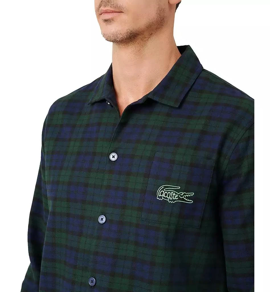 Lacoste Men's Flannel Pajama Set 2