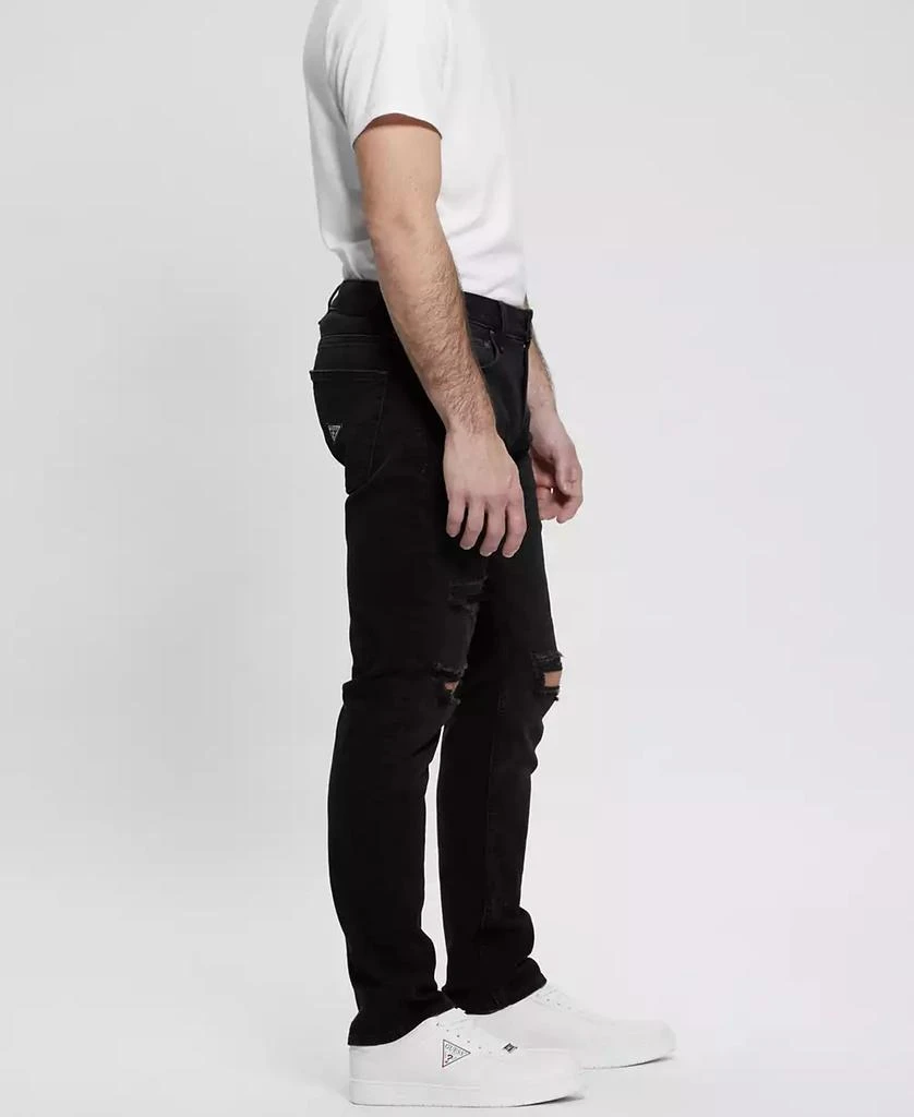 GUESS Men's Finnley Black Tapered Jeans 5