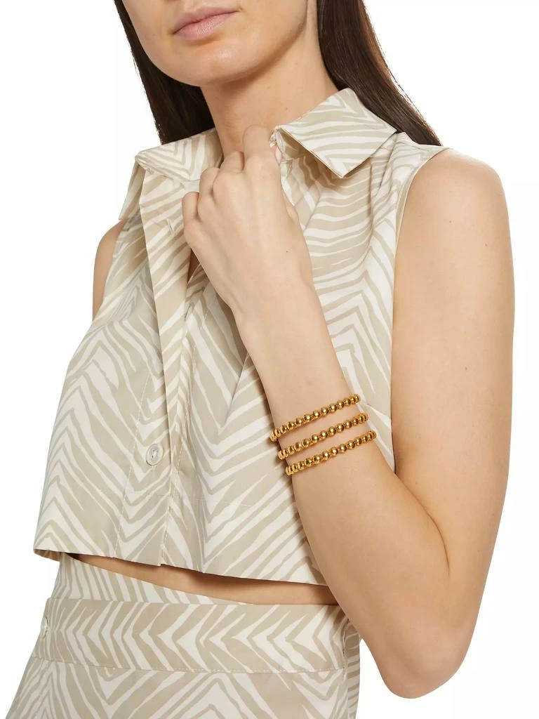 Hevron Kimmia Chevron Cotton Sleeveless Minidress 6