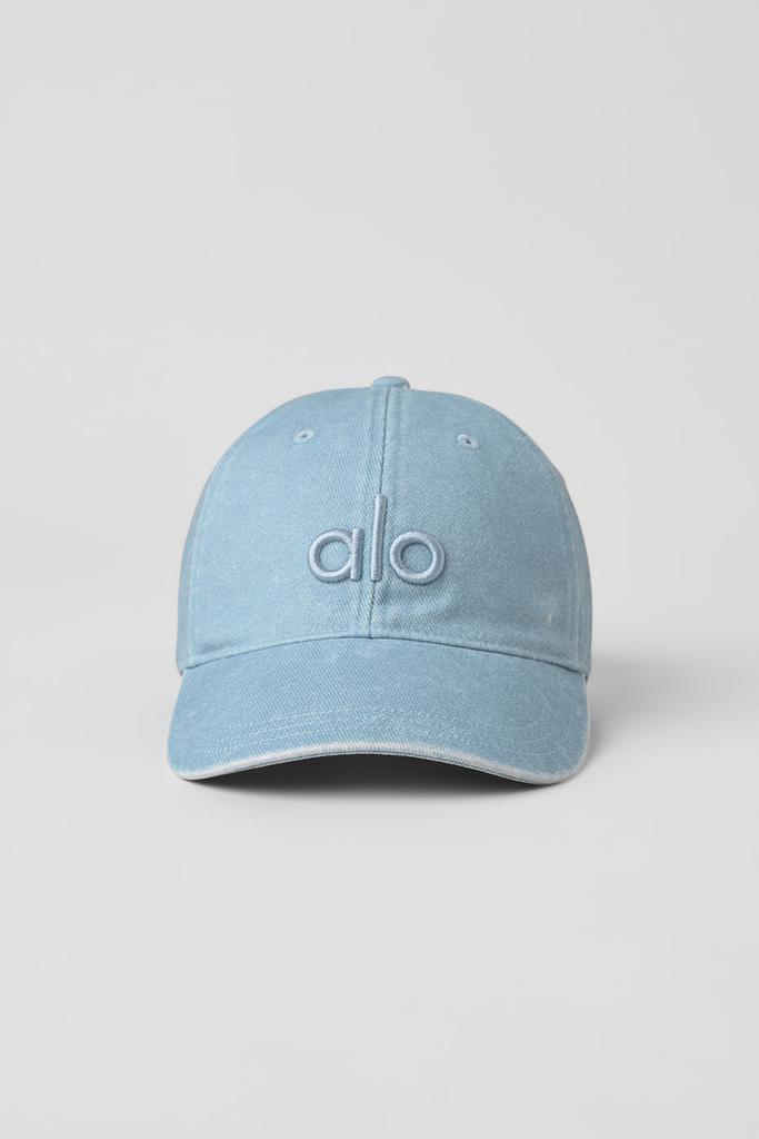 Alo Washed Off-Duty Cap - Light Denim - Hats - Free Shipping