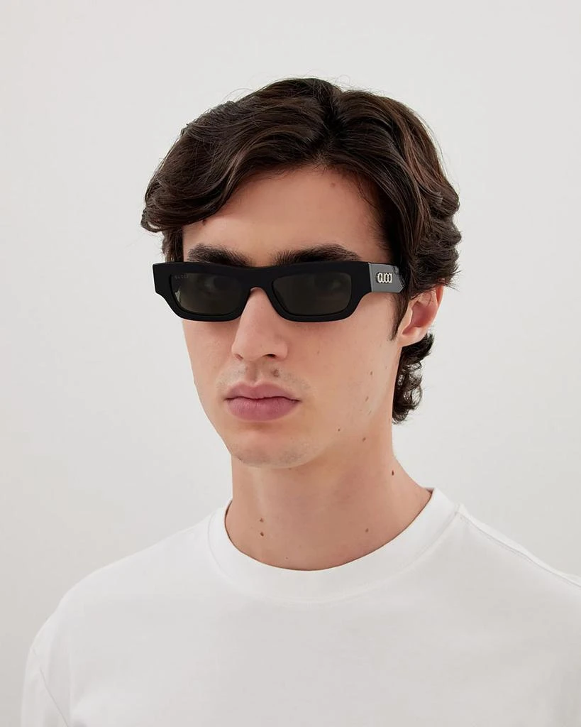 Gucci Miami Rectangle Sunglasses, 52mm 3