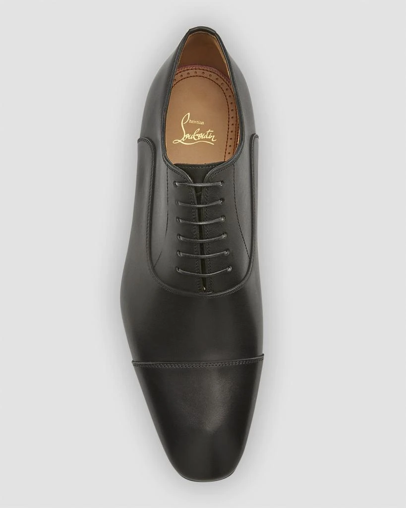 Christian Louboutin Greggo Men's Lace-Up Leather Dress Shoes 8
