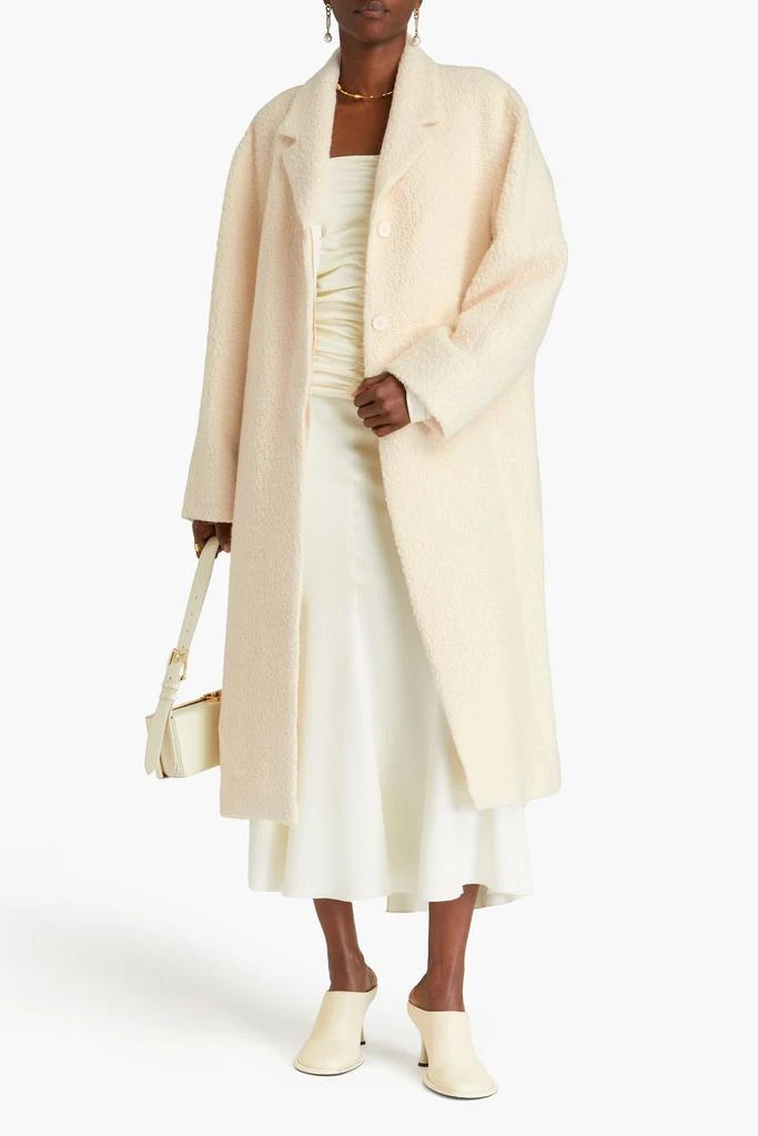 Le 17 Septembre Wool and cotton-blend bouclé coat 2