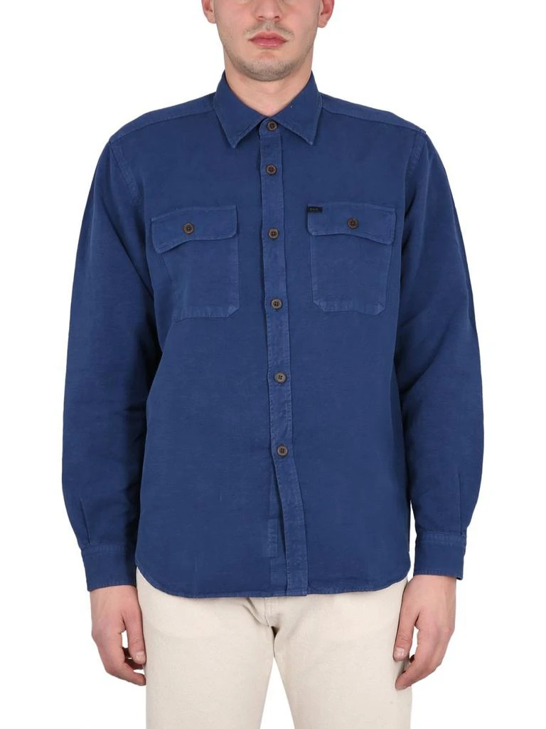 FAY Fay Buttoned Long-Sleeved Shirt 1
