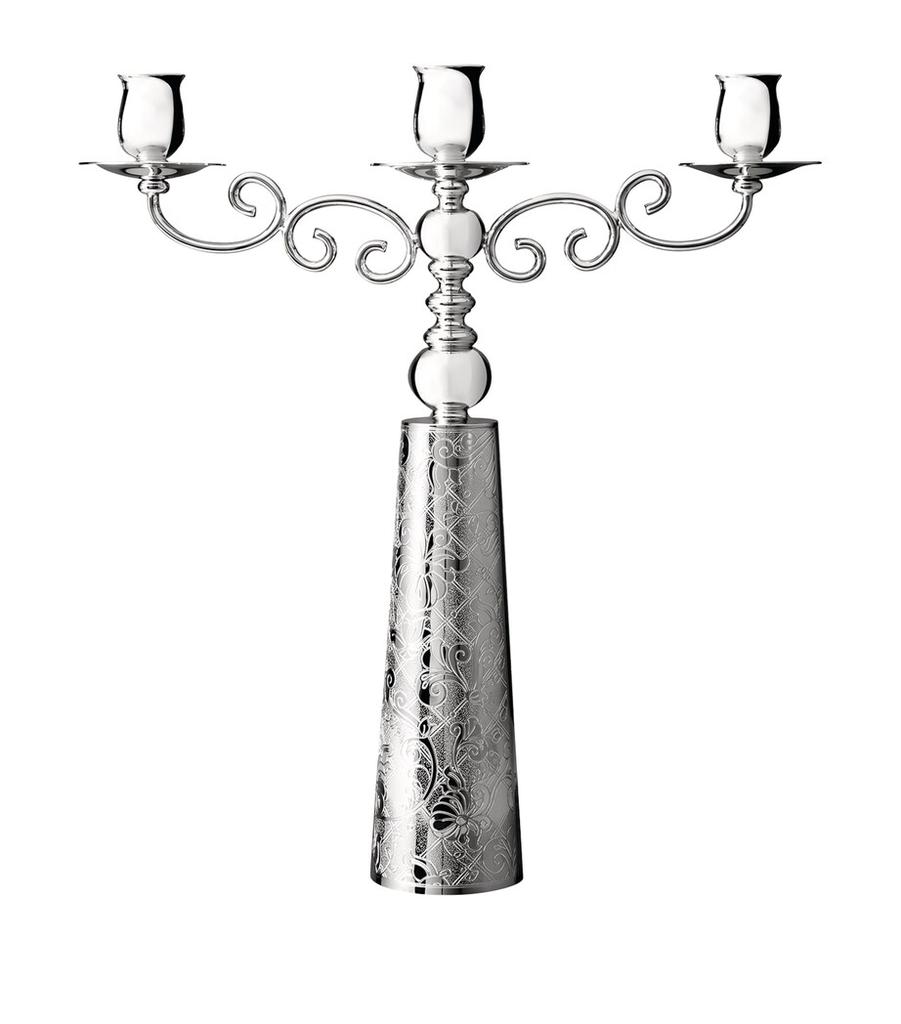 Christofle Jardin d'Eden Three-Light Candelabra