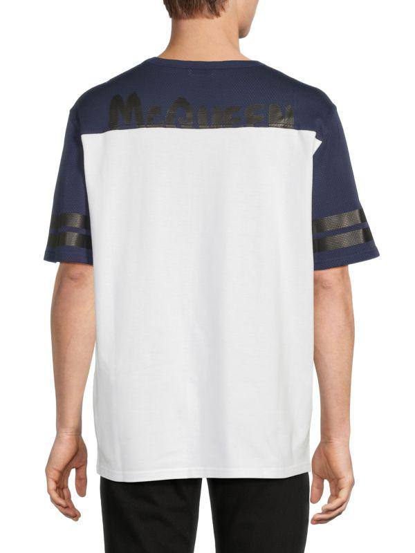 McQueen Colorblocked Cotton T-Shirt