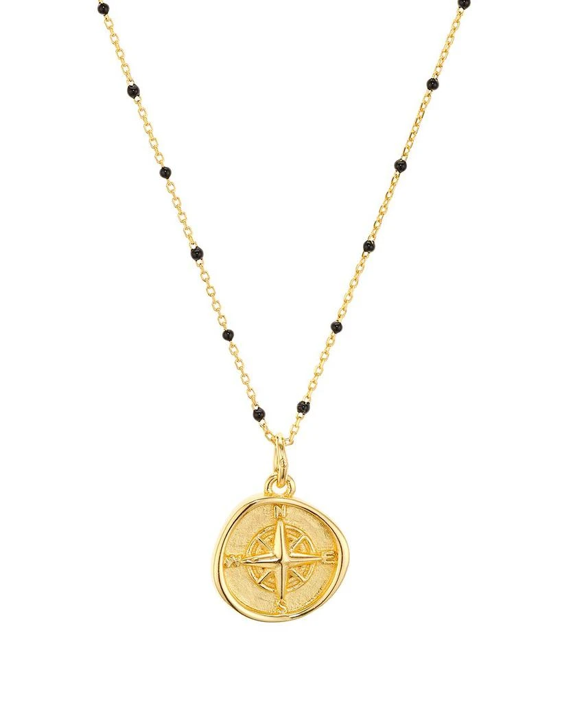 Argento Vivo North Star Pendant Necklace in 18K Gold-Plated Sterling Silver, 16"-18" 1