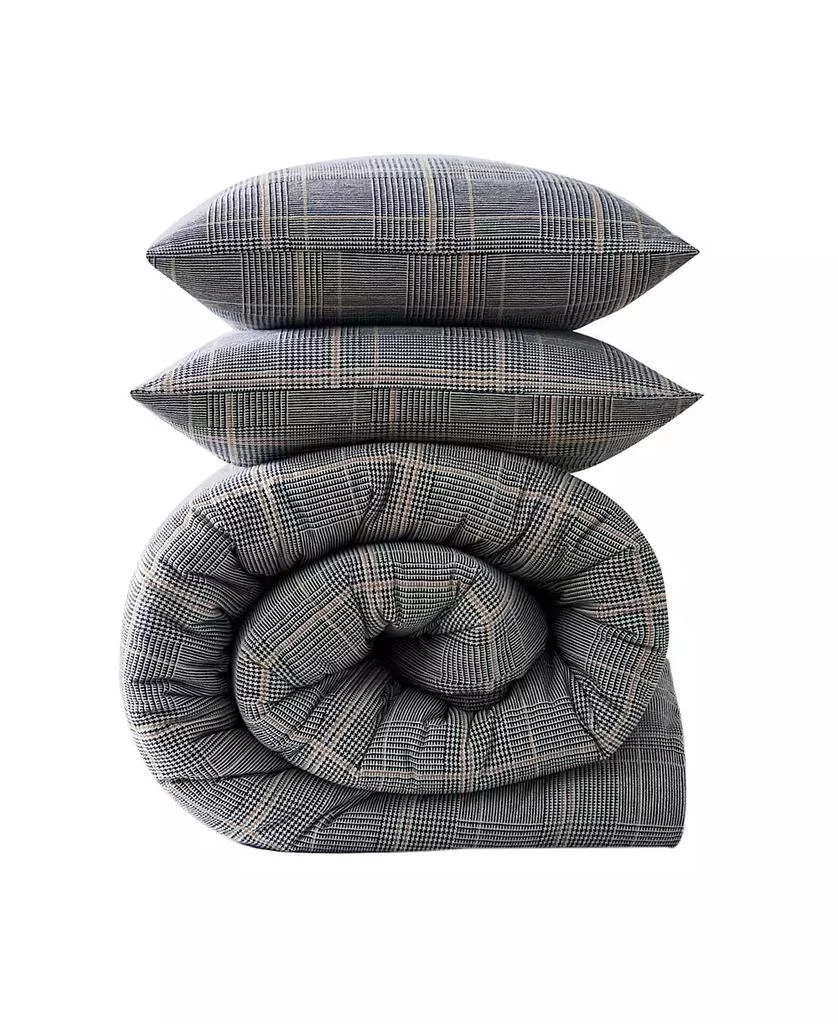 Kenneth Cole Sussex Brushed Cotton Flannel Duvet Cover Set 5