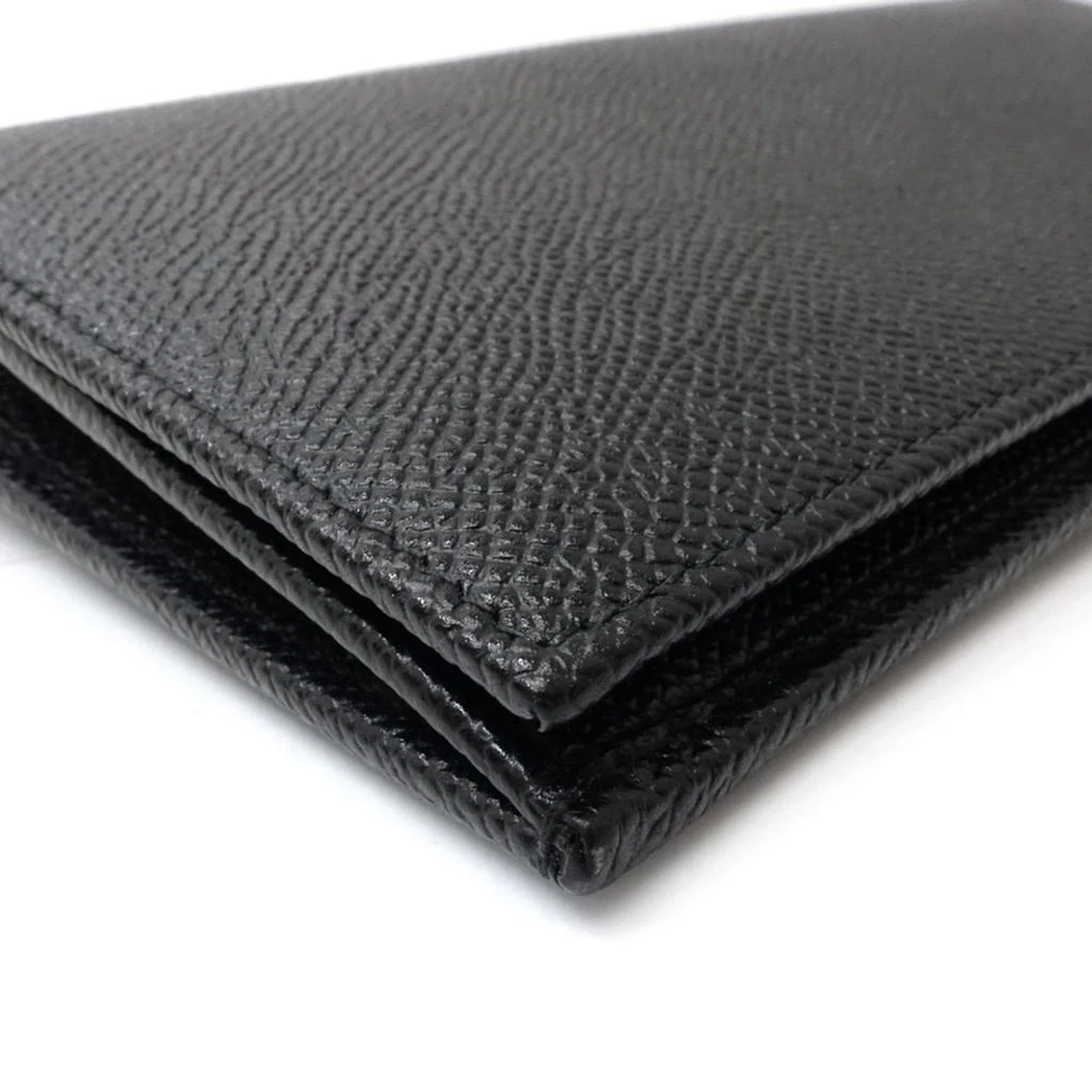 BVLGARI Royal blue Leather Long Wallet (Bi-Fold) (Pre-Owned) 4