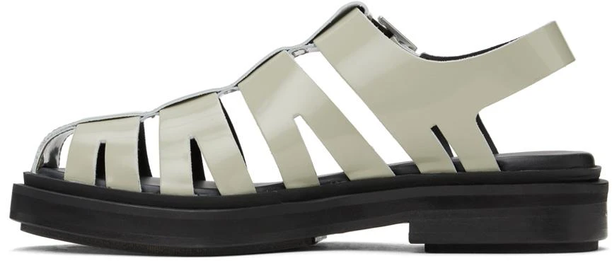 AMI Green Anatomical Toe Fisherman Sandals 3