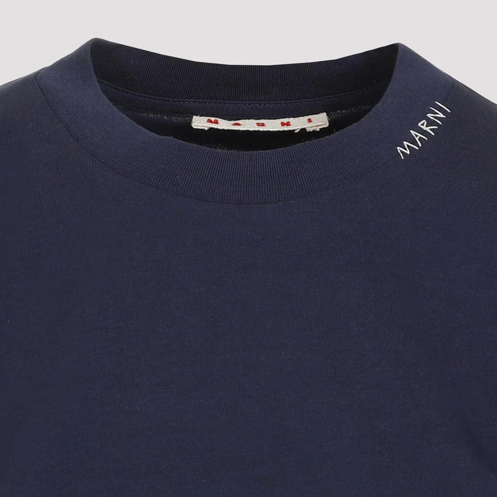 Marni Pink Blue and White Cotton T-shirt 5