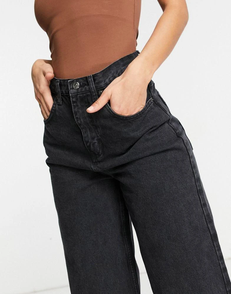 Topshop Topshop Baggy high rise jean in black 3