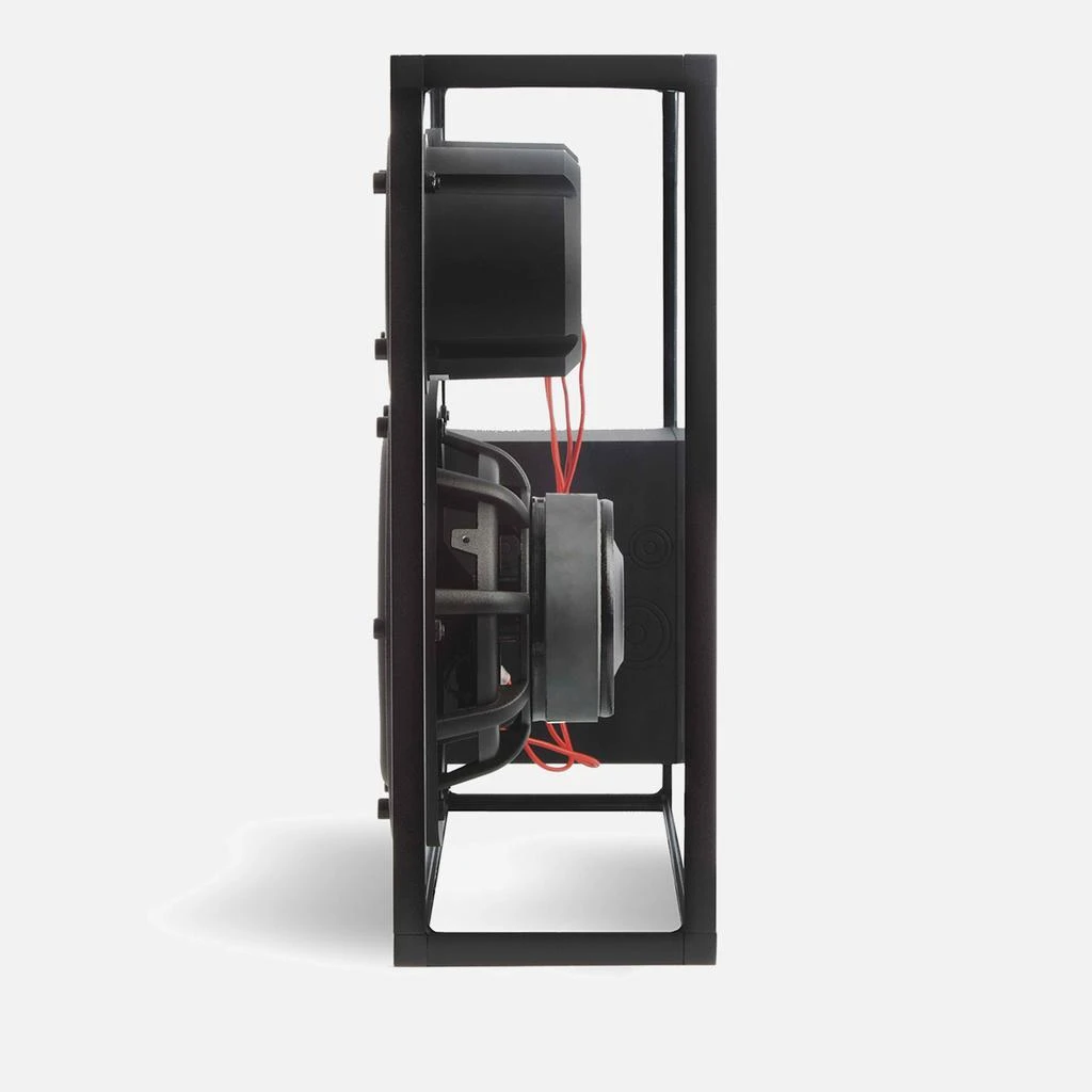 Transparent Large Speaker - Black and Red 3