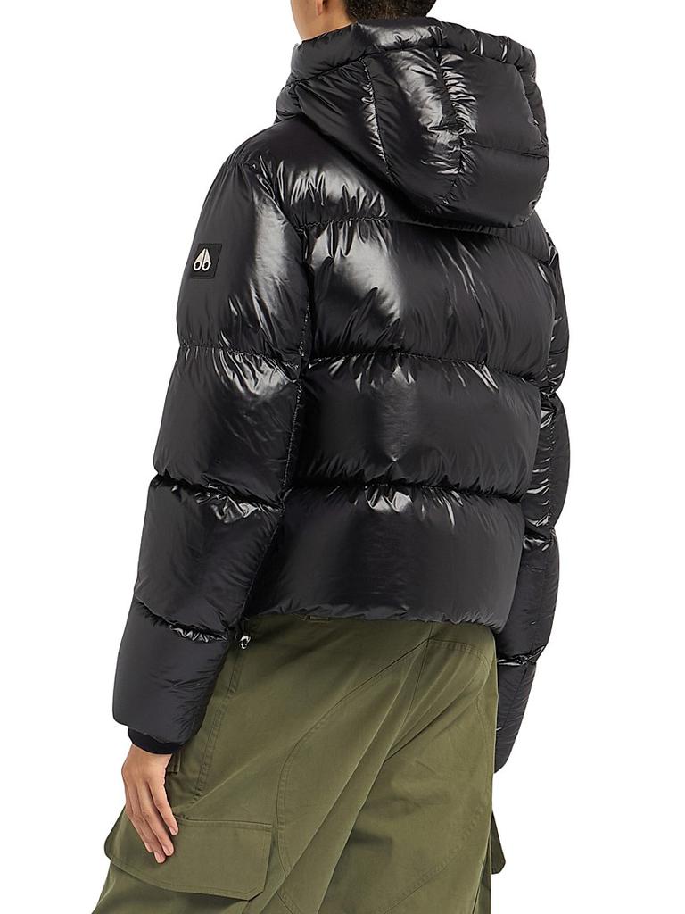 ジャケット・アウター moonstone Puffer Jacket moon stone Moonstone Puffer Jacket Scuba Hoodie Zip Pockets Silver Blue
