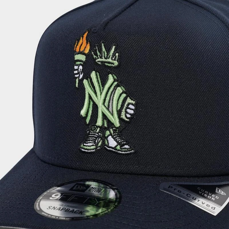 New Era New Era New York Yankees MLB 9FIFTY A-Frame Cartoon Snapback Hat 4