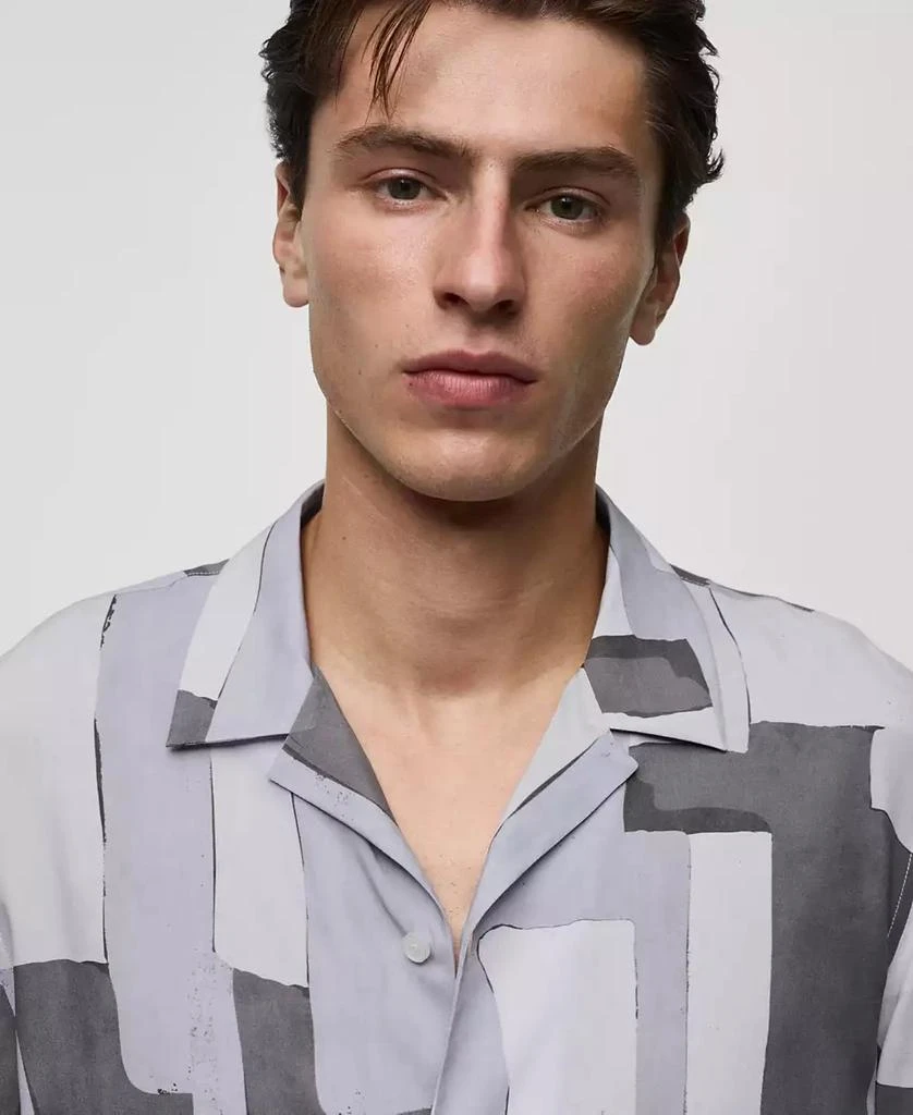 Mango Men's Flowy Printed Shirt 3