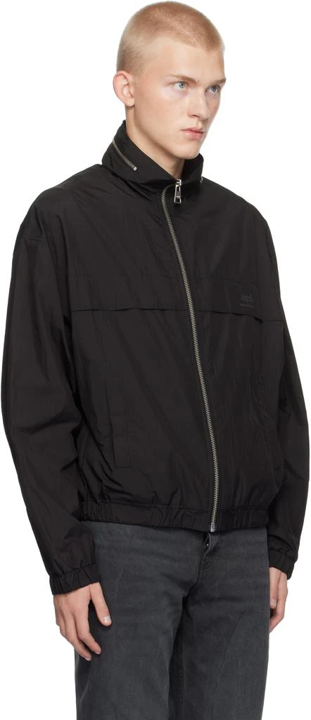 AMI Black 'Ami Alexandre Mattiussi' Windbreaker Jacket 2