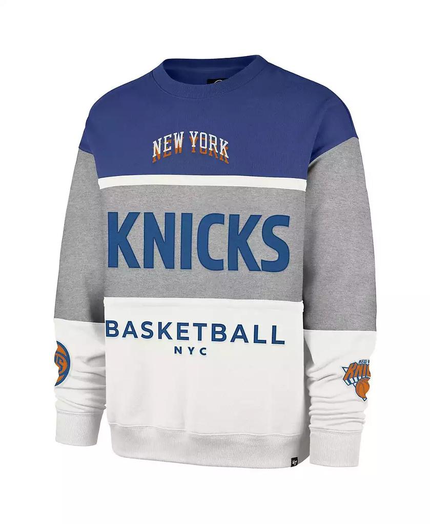 47 Brand Men's and Women's Gray New York Knicks 2024/25 City Edition On Five Maximalist Pullover Sweatshirt