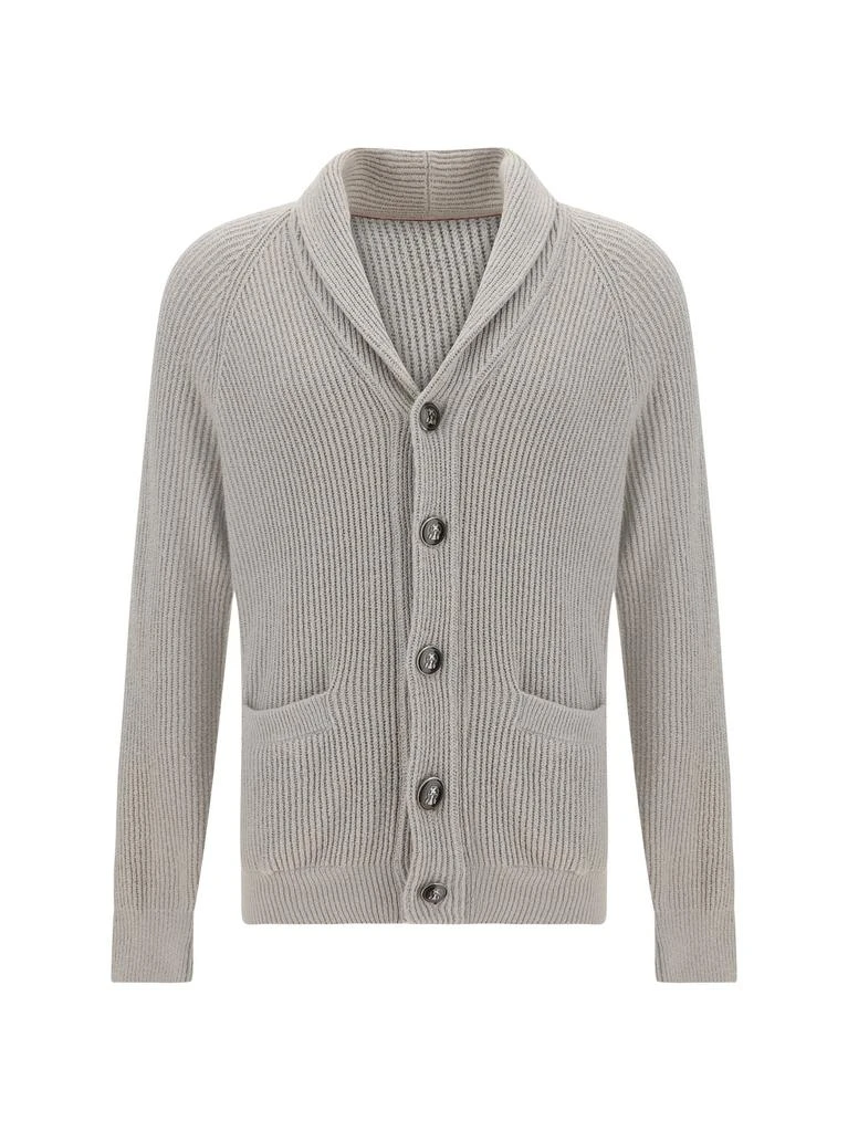Brunello Cucinelli Brunello Cucinelli Buttoned Straight-Hem Cardigan from Cettire