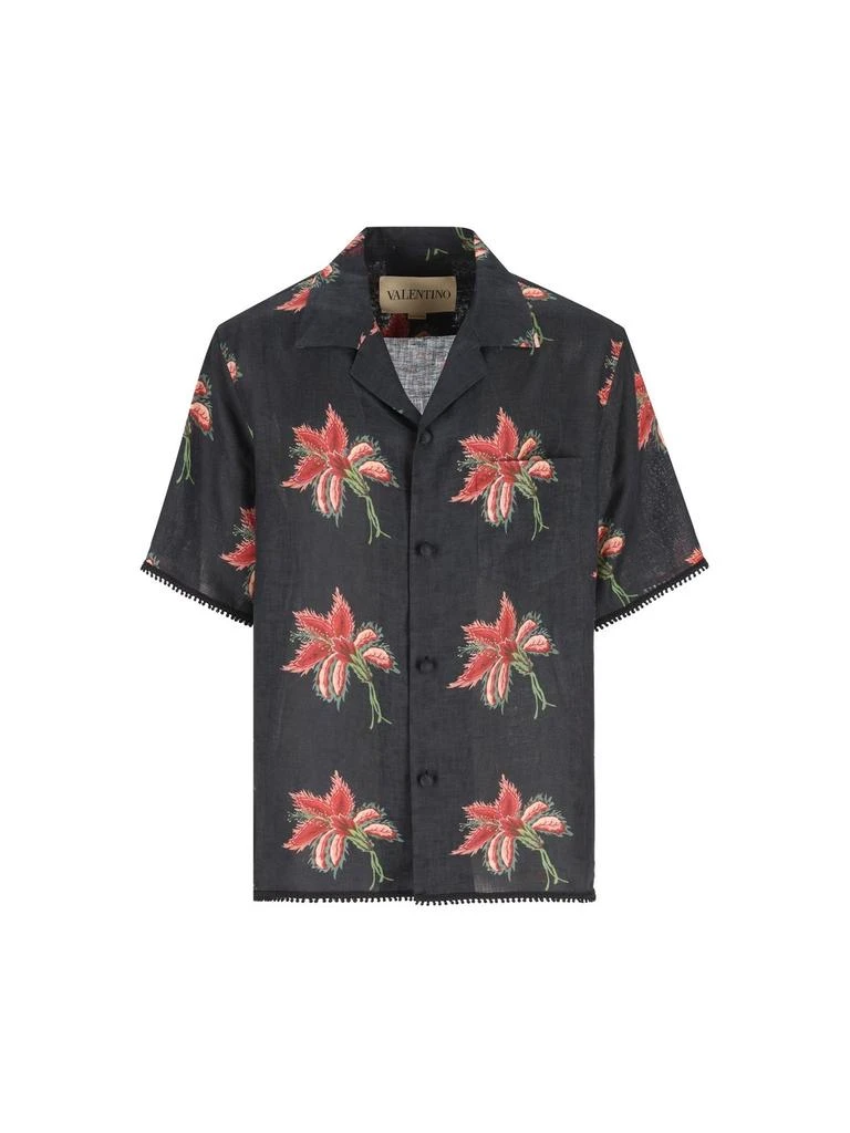 Valentino Valentino Floral Printed Bowling Shirt 1