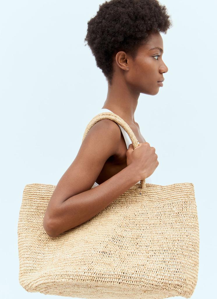 The Row Oregon Raffia Handbag