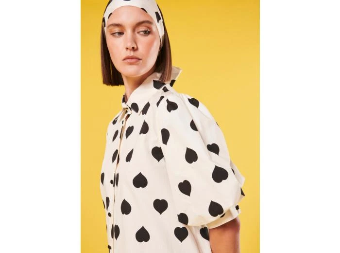 Tara Jarmon Chemise Calypso-Craie en Coton Biologique Gots 1