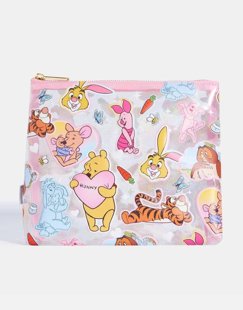 Skinnydip Skinnydip London Winnie the Pooh Cute Sticker Wash Bag 1