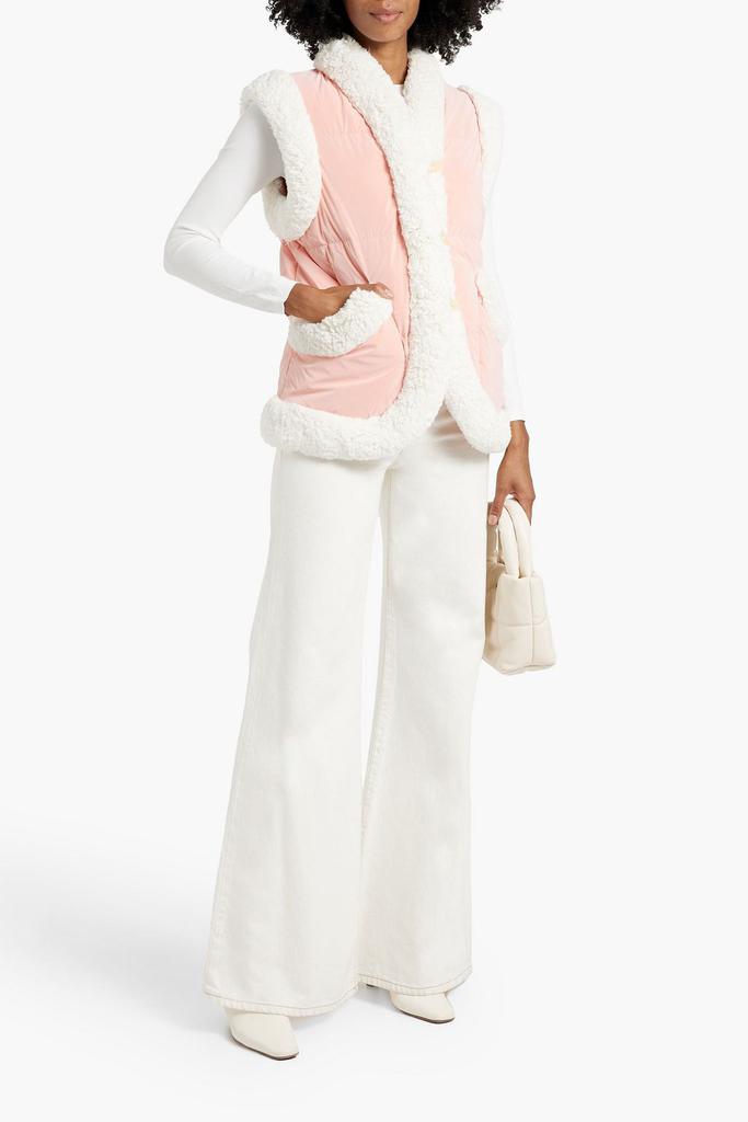 IENKI IENKI Keptar faux shearling-trimmed shell vest