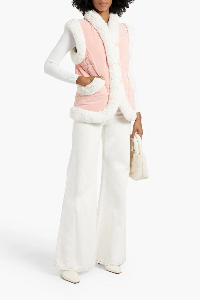 IENKI IENKI Keptar faux shearling-trimmed shell vest 2