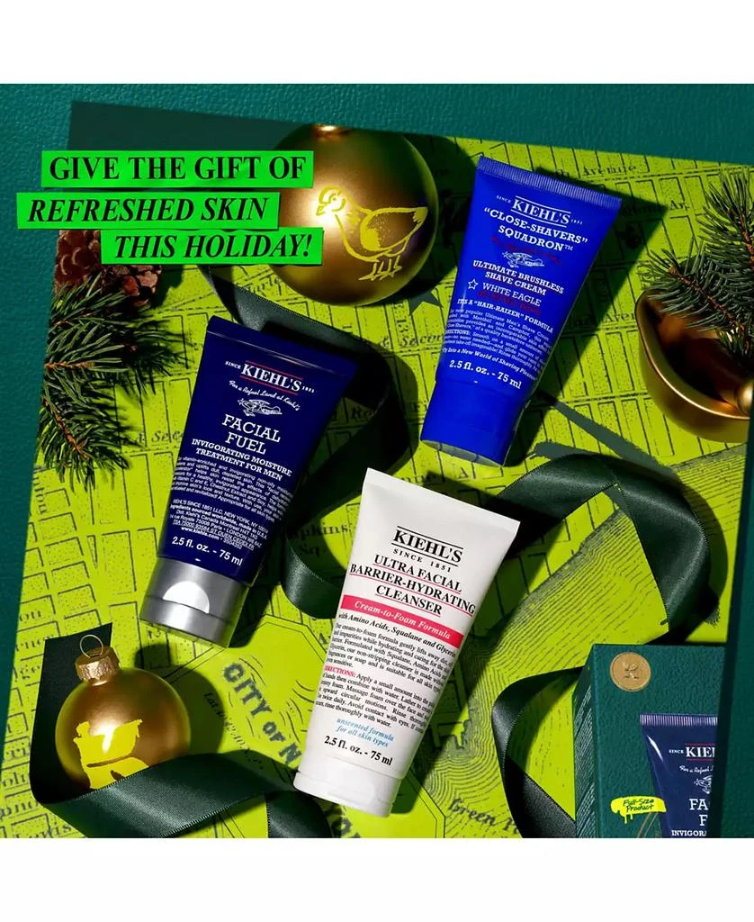 Kiehl
s Men
s 3-Pc. Shave It Off and Take It Off Gift Shaving Set 9