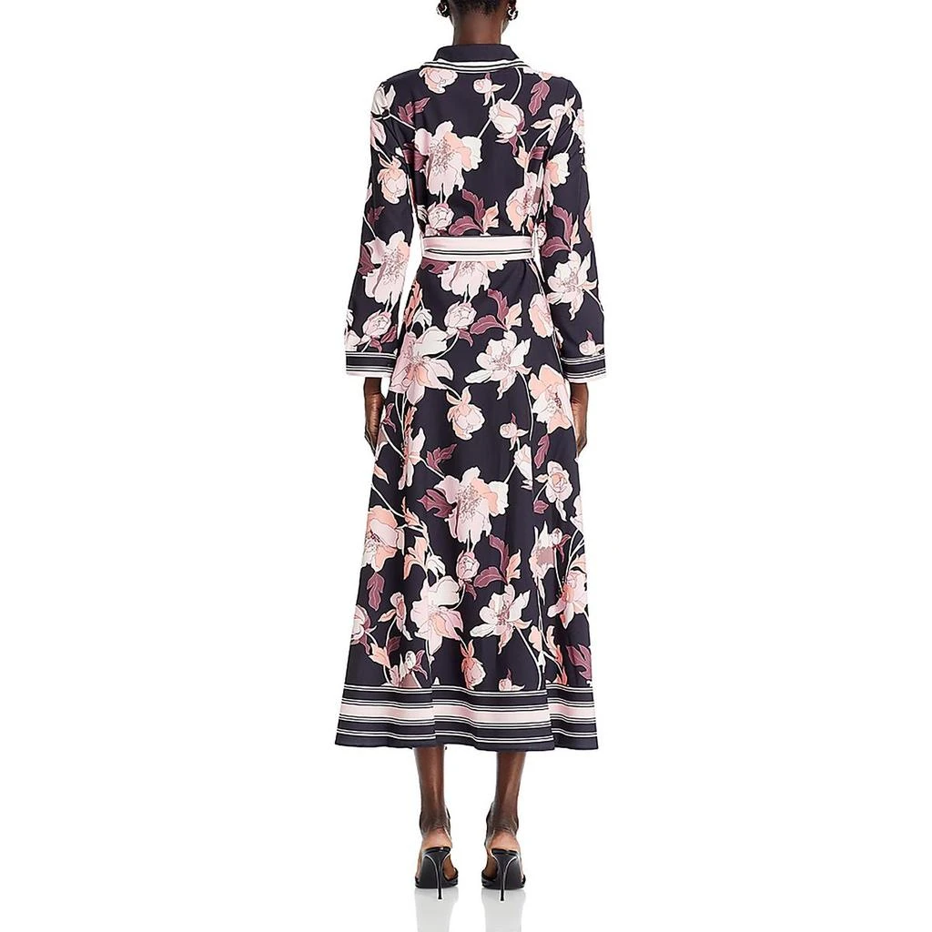 Nancy Yang Womens Floral Button Down Maxi Dress 2