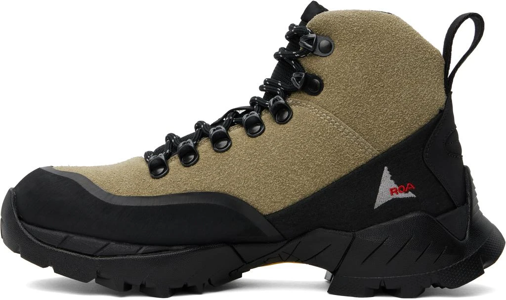 ROA Beige & Black Andreas Boots 3