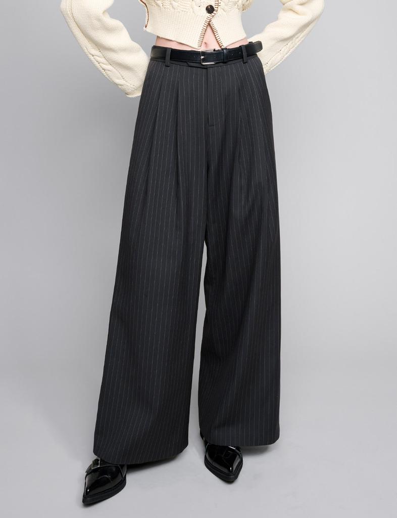 Pixie Market Claude Pin-Stripe Pants