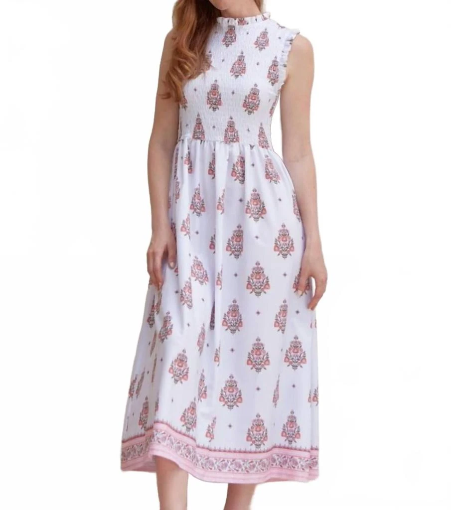 Woven Sleeveless Smocked Maxi Dress In Amelia Island  On Sale Now with Up  to 26% Off | Discover Exclusive Deals & Savings at BeyondStyle  Authentic Cabana  Life women|clothing|dresses with Limited-Time