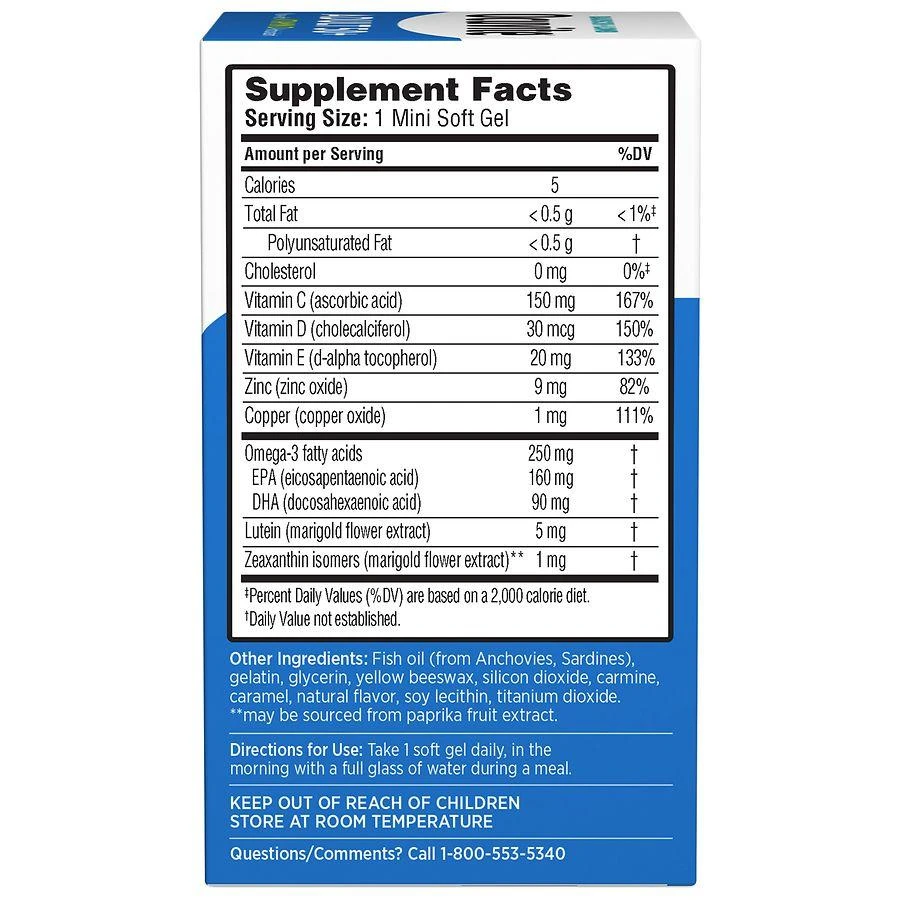 Ocuvite Adult 50+ Eye Health Mini Soft Gels 5