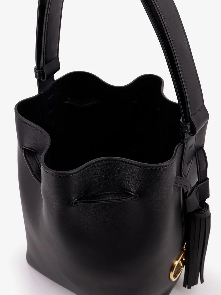 Valentino So Seau leather bucket bag with meatl Vlogo 5
