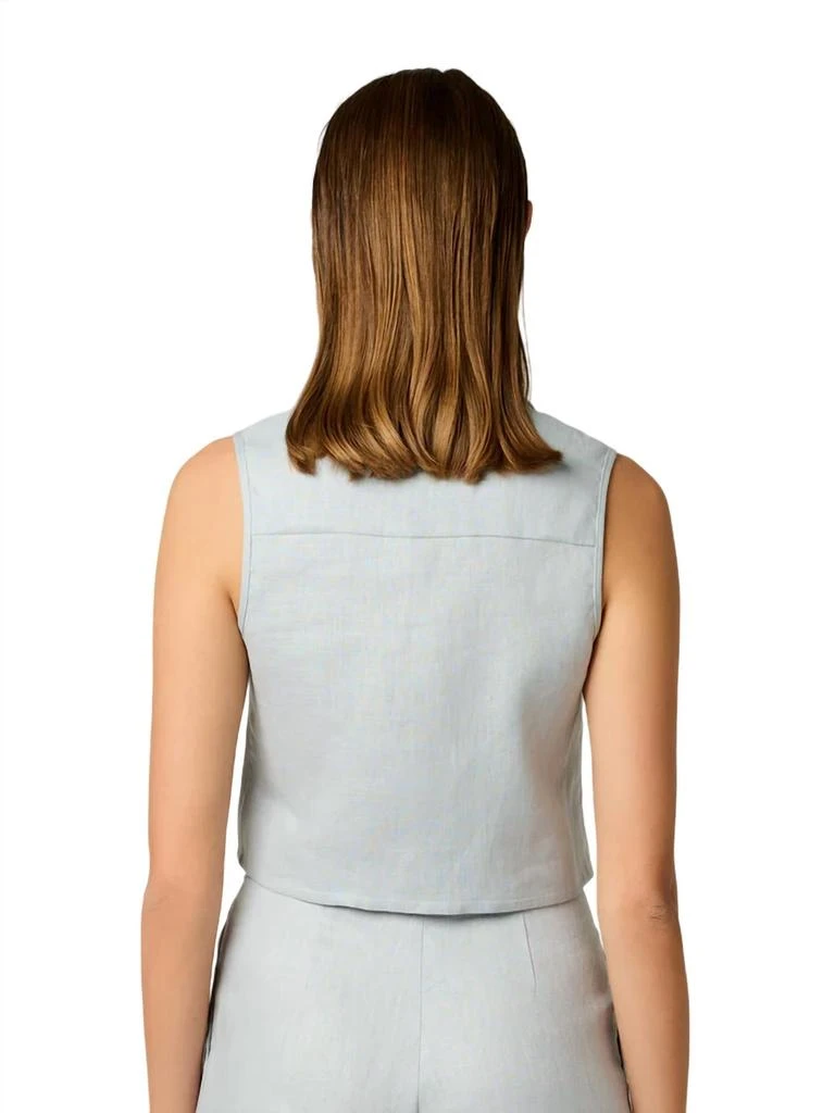 Hevron Katja Top In Dusty Blue 2