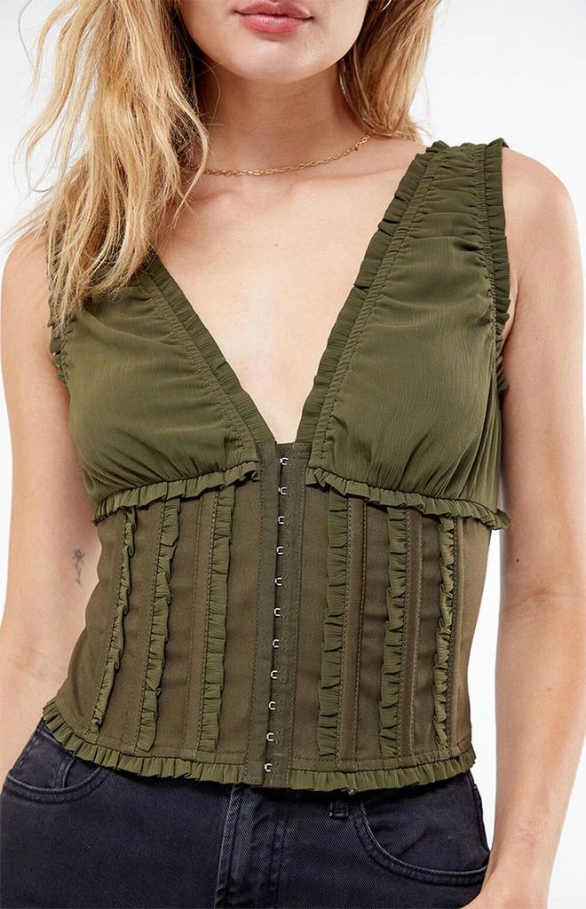 KENDALL & KYLIE Vintage Lover Corset Top 2