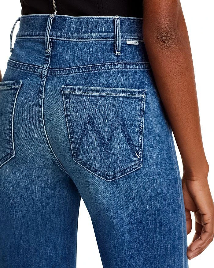 MOTHER The Hustler Roller Skimp High Rise Wide Leg Jeans in Caving In 5