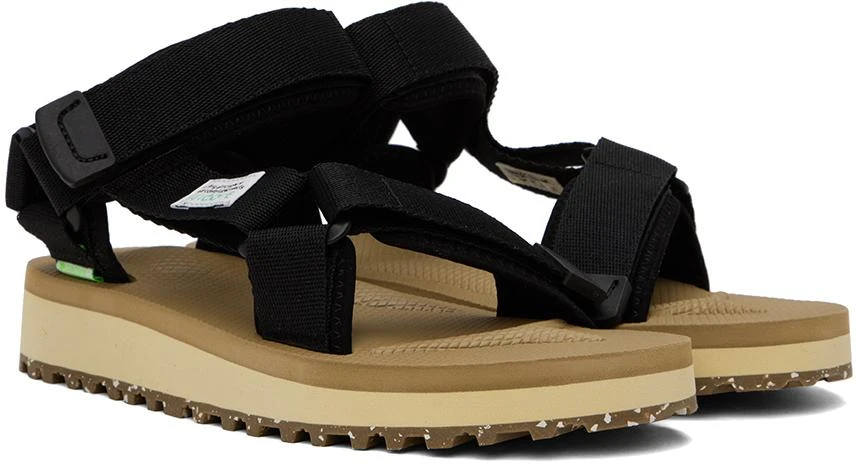 Suicoke Black & Beige DEPA-2Cab-ECO Sandals 4