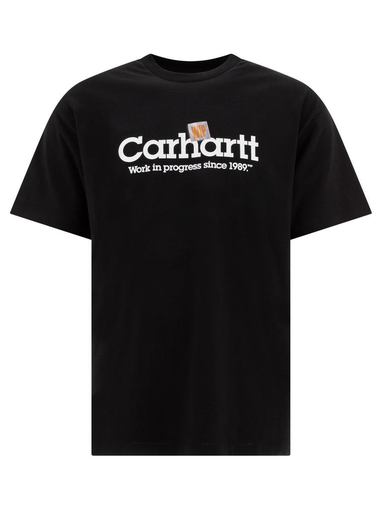 ★2023SS新作★CARHARTT★S/S FUSE SCRIPT T-SHIRT Carhartt S/S Fuse Script T-Shirt Kiwi Citron T-shirts