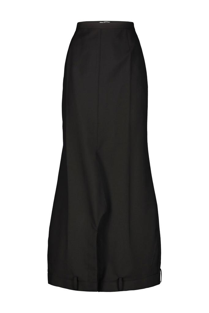 スカート Junya Watanabe Pleated Midi Skirt With Flared Design Junya Watanabe Pleated Midi Skirt With Flared Design