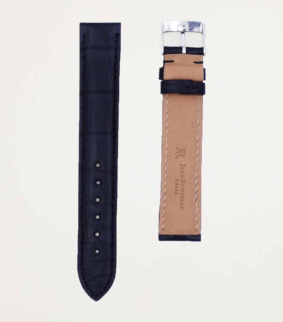 Jean Rousseau Classic 5.0 Alligator Leather Watch Strap (20mm) 2