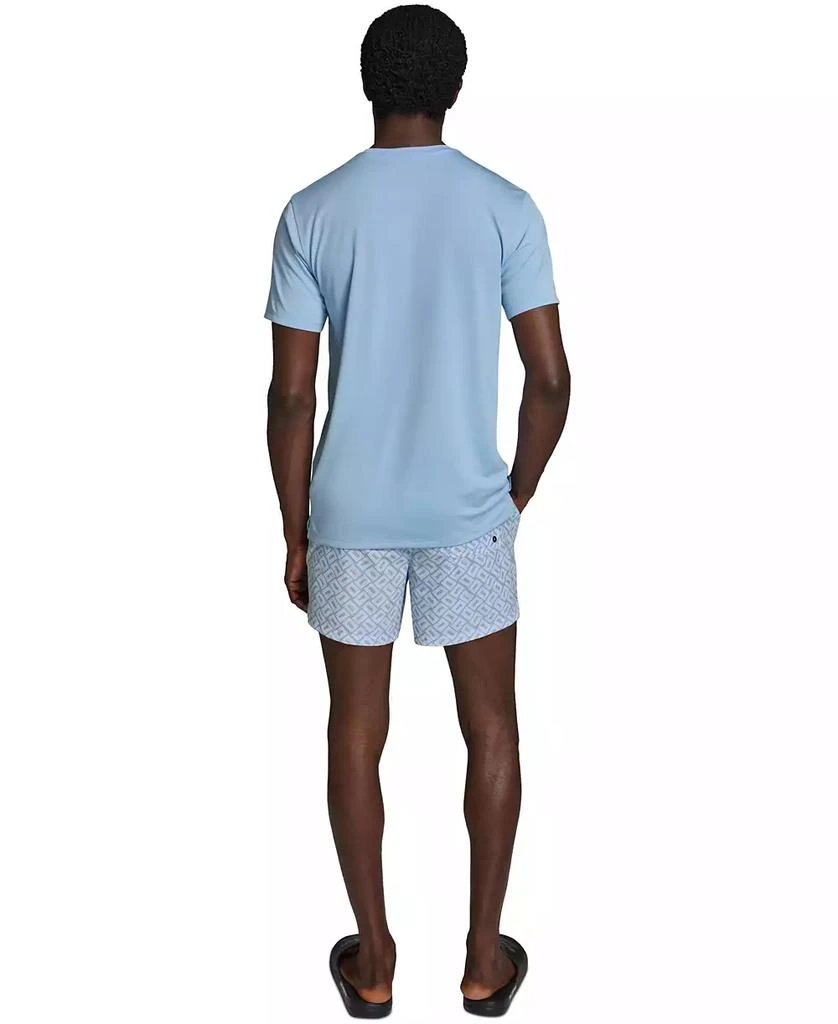 Karl Lagerfeld Paris Men
s Short-Sleeve Karl Doll Head Rashguard 5