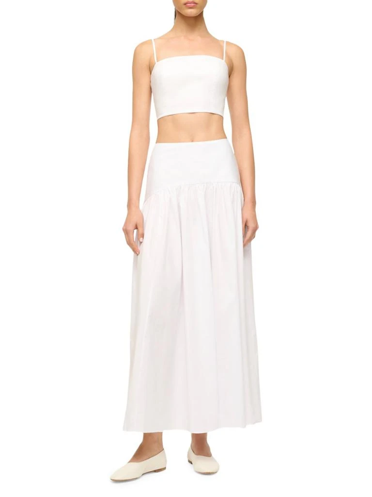 Staud Procida Cotton Maxi Skirt 2