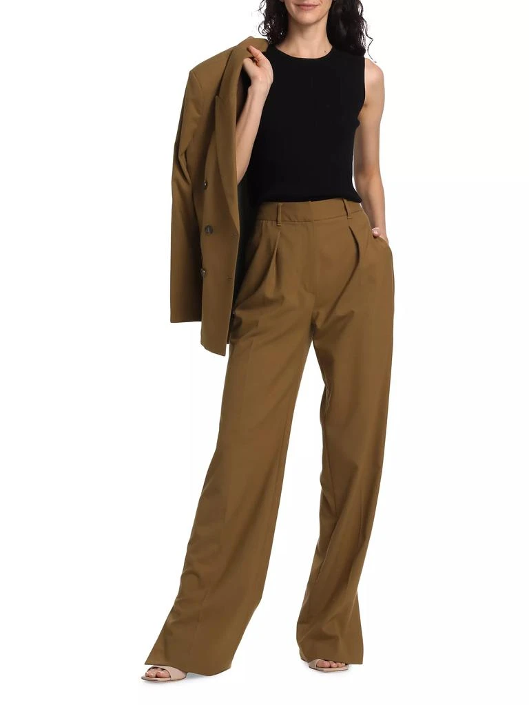 Derek Lam Calypso Pleated Slit Trousers 2