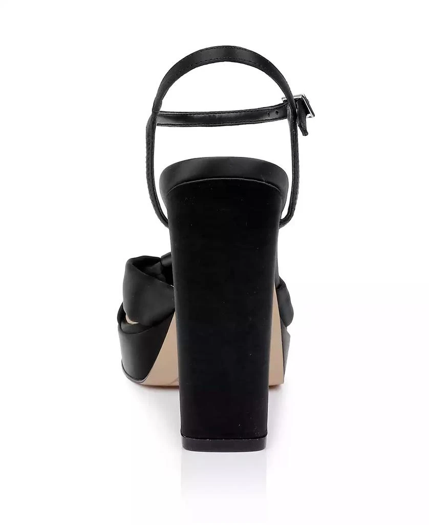 Badgley Mischka Women's Valencia Square Toe Evening Platform Sandals 3