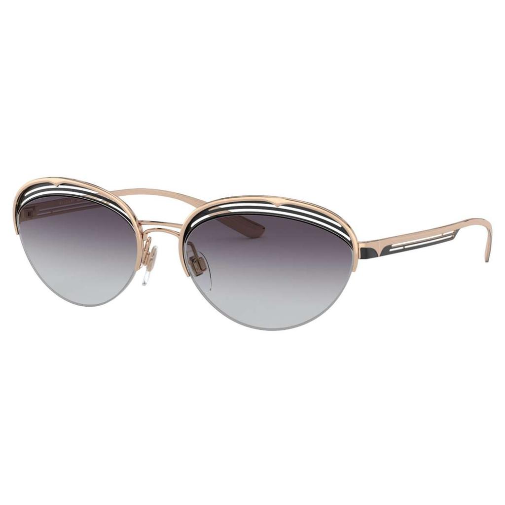 BVLGARI Bulgari Women's Rose Gold Cat-Eye Sunglasses