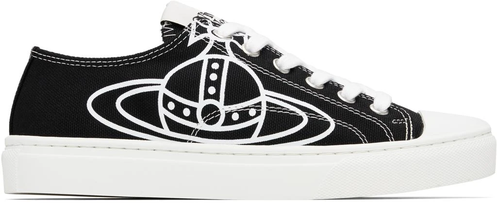 Vivienne Westwood Black Plimsoll Low Top 2.0 Sneakers 1